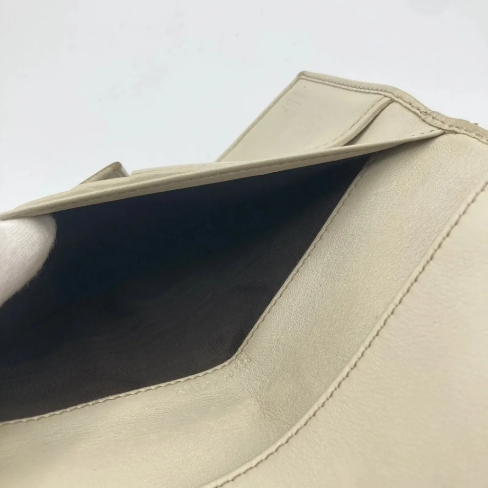 🤍🔹️GUCCI🔹️ purse long Cow Leather wallet Guccissima ivory - Picture 17 of 17